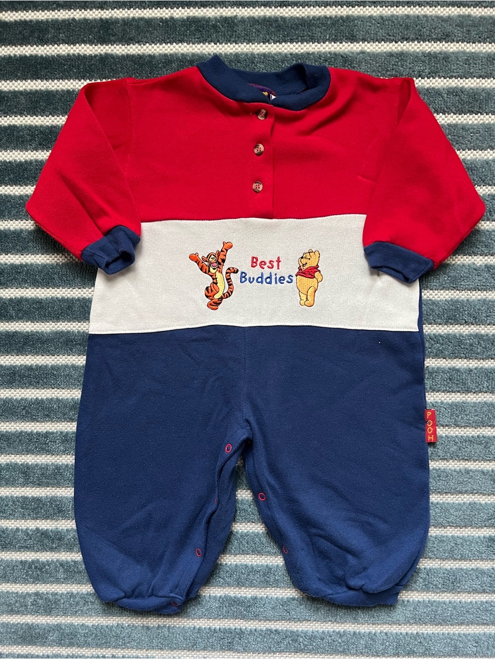 Vintage Disney Pooh Collection Winnie the Pooh & Tigger ‘Best Buddies’ Romper 24